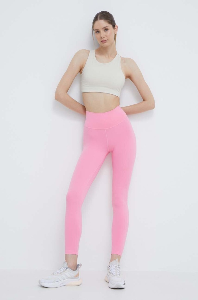 adidas Performance legginsy treningowe All Me IT9155 różowy SS24