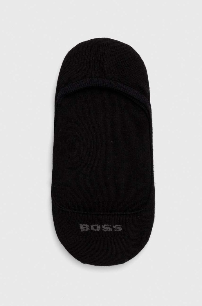 BOSS șosete 2-pack 2P Invisible CC W sosete scurte negru 50510770