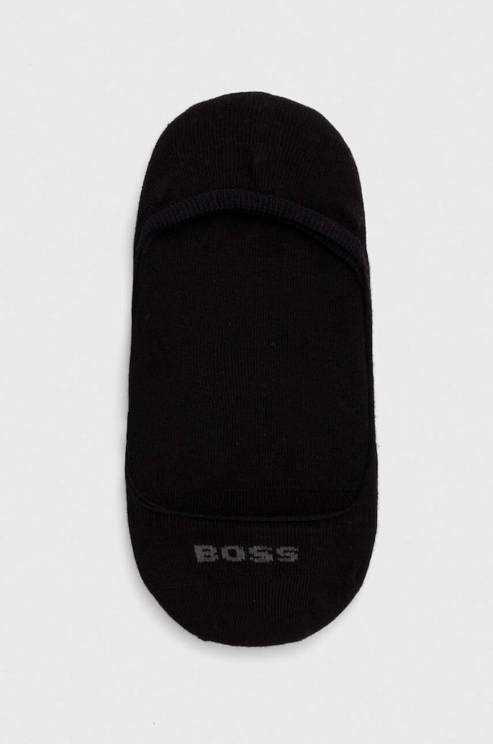 BOSS șosete 2-pack 2P Invisible CC W sosete scurte negru 50510770