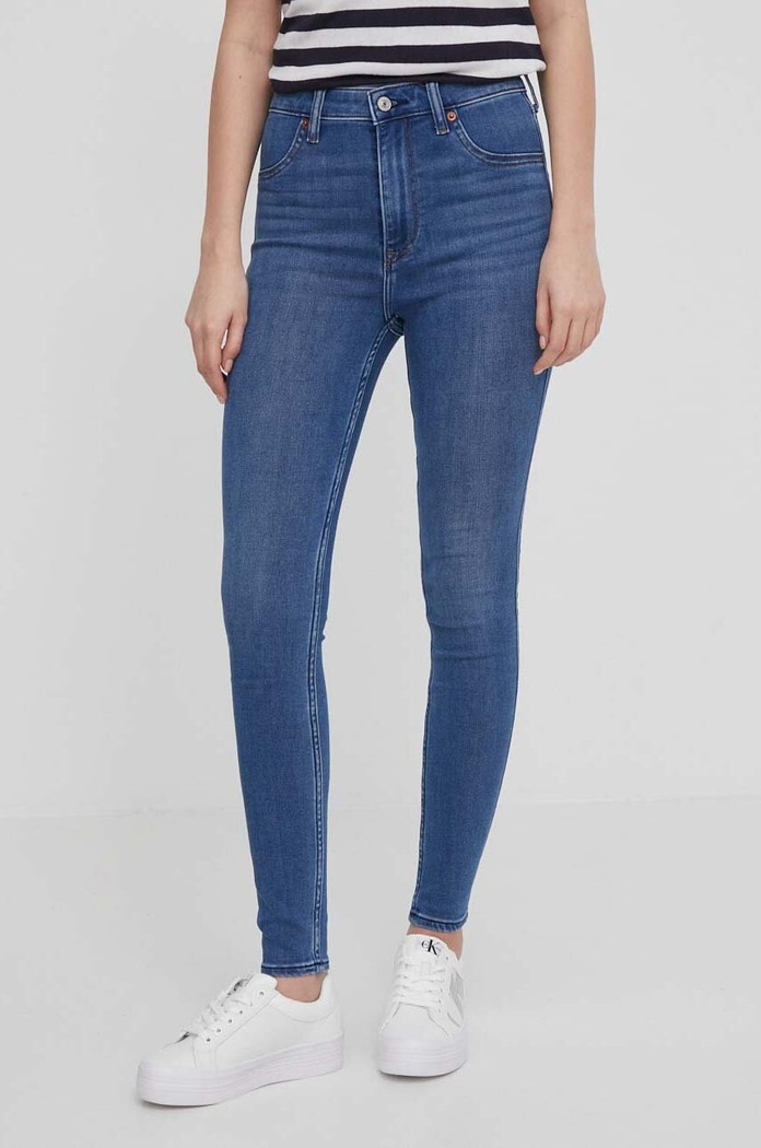 Abercrombie & Fitch jeansy granatowy KI155.4008.276