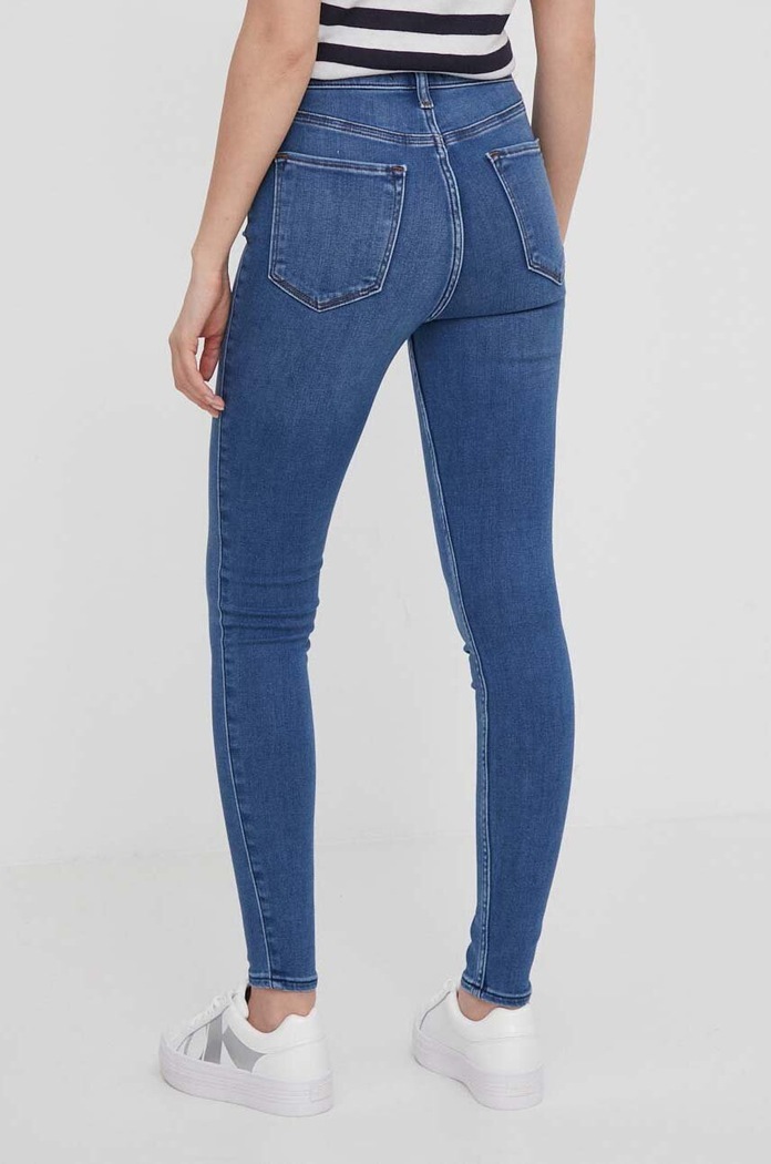Odzież Abercrombie & Fitch jeansy KI155.4008.276 granatowy