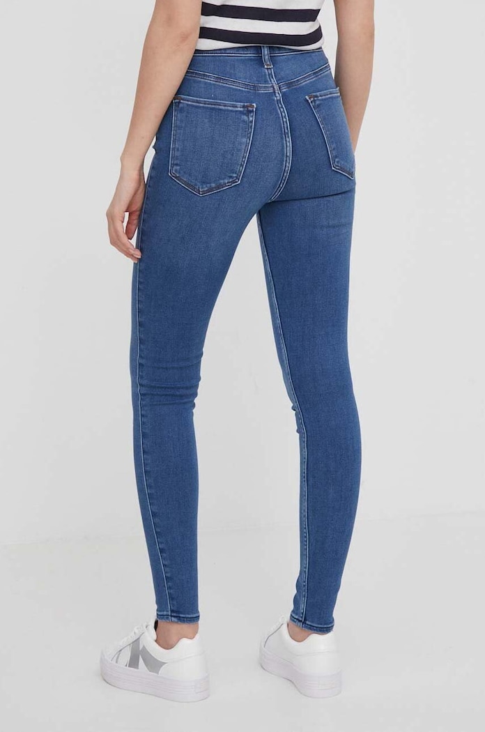 Odzież Abercrombie & Fitch jeansy KI155.4008.276 granatowy