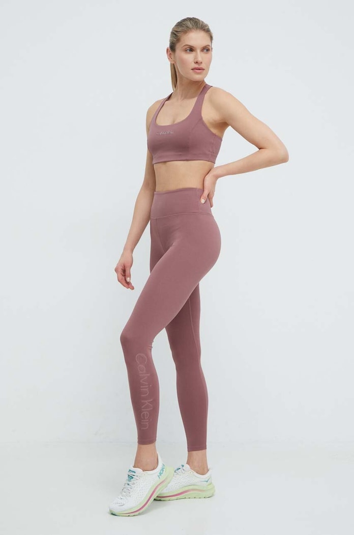Tajice za trening Calvin Klein Performance 00GWS4L636 roza SS24