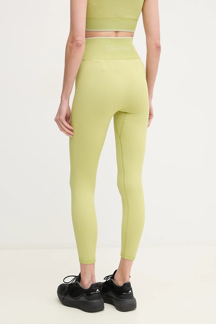 Odjeća Tajice za trening Calvin Klein Performance 00GWS4L643 zelena