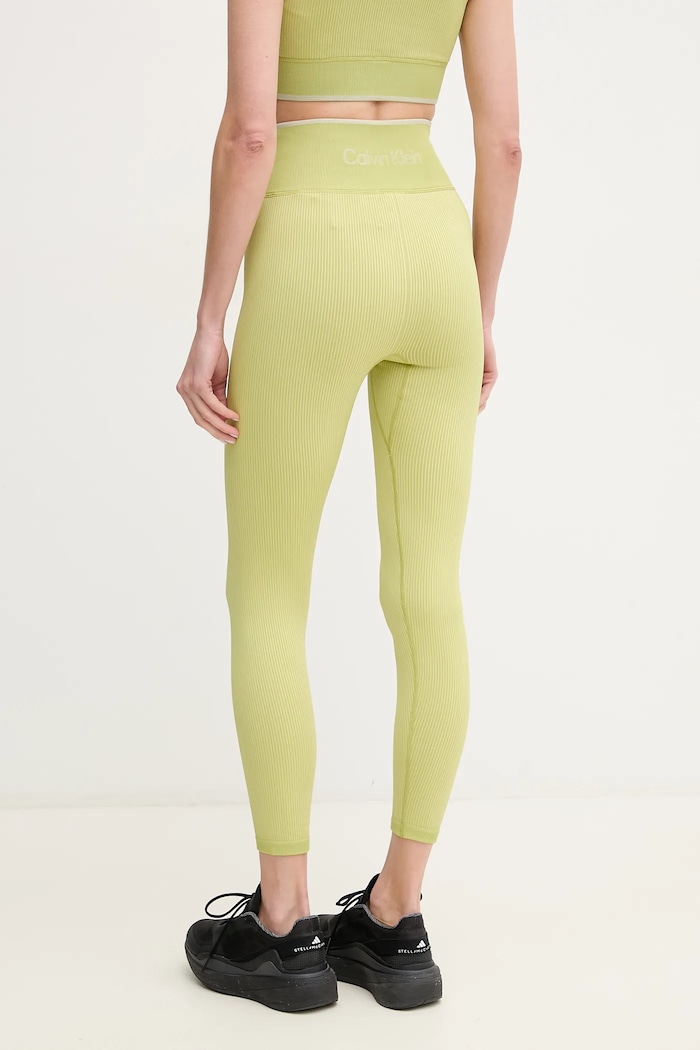 Odjeća Tajice za trening Calvin Klein Performance 00GWS4L643 zelena