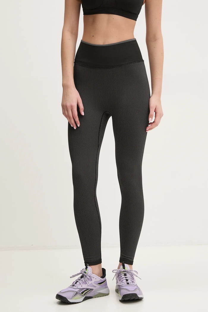 Calvin Klein Performance leggins de antrenament tricotaj negru 00GWS4L643