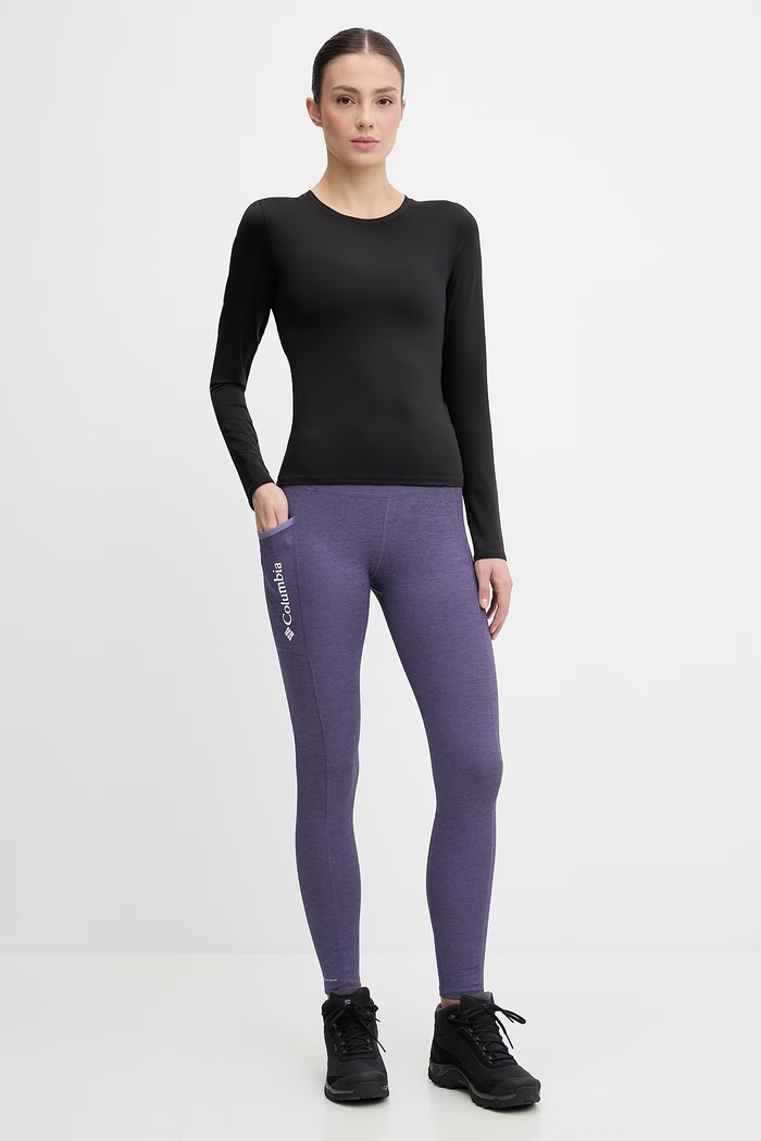 Športové legíny Columbia Move 2072961 fialová SS26
