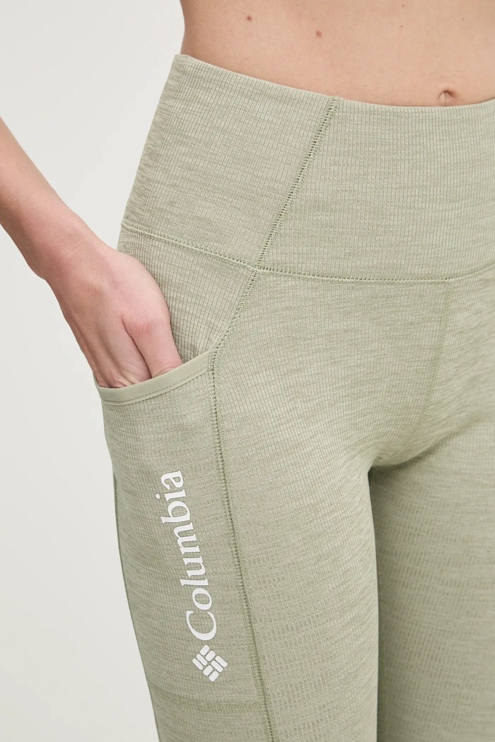 Columbia leggins sportivi Move verde 2072961