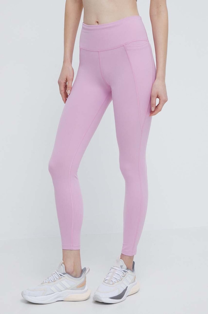 Reebok edzős legging LUX COLLECTION elasztánnal rózsaszín 100076173