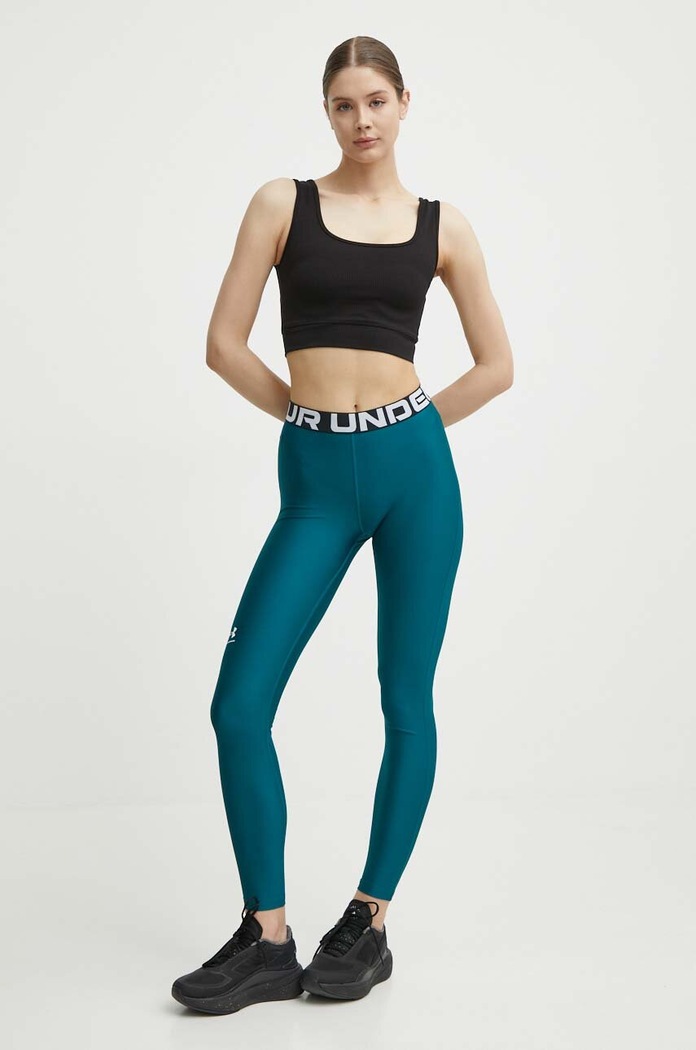 Under Armour leggins de antrenament HG Authentics 1383559 verde AW24
