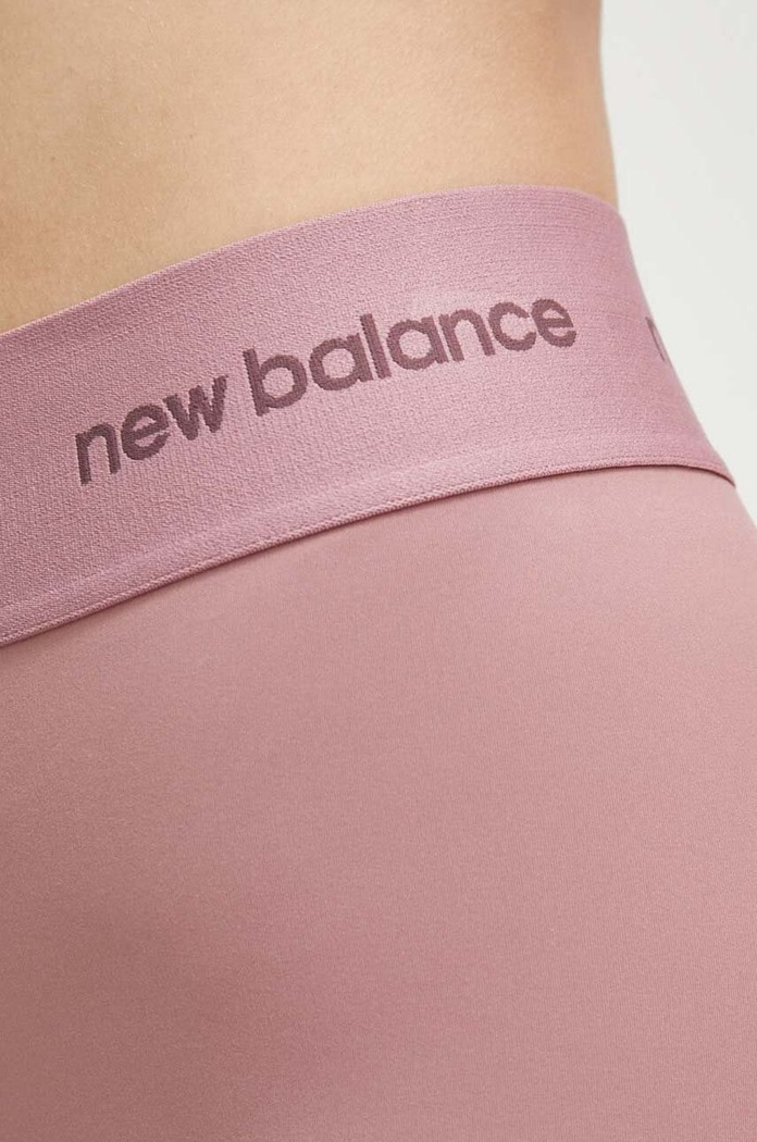 New Balance legginsy treningowe Sleek WP41177RSE różowy WP41177RSE