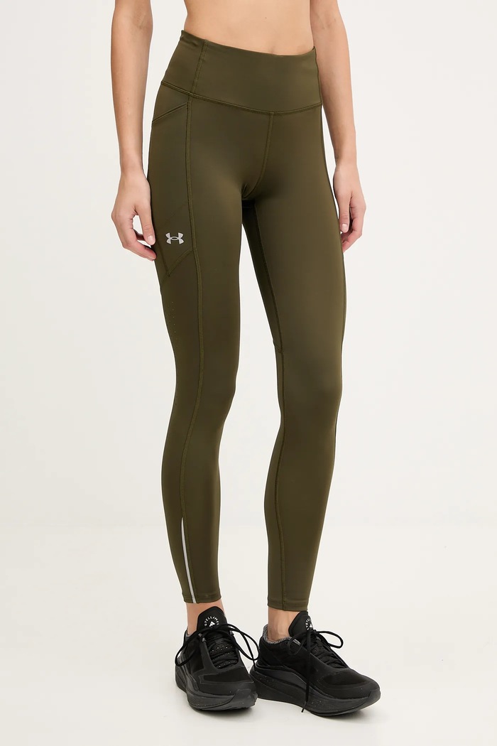 Κολάν για τρέξιμο Under Armour Fly Fast 3.0 με ελαστάν πράσινο 1369773