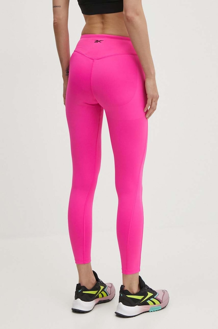 Odzież Reebok legginsy treningowe Lux Contour 100076336 różowy