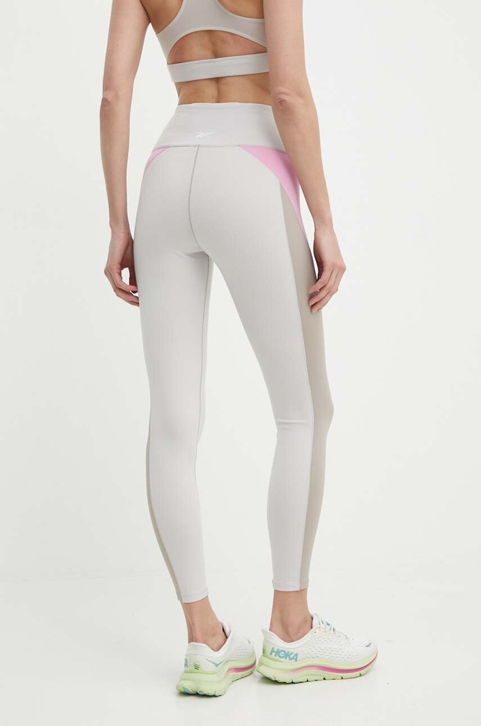 Odzież Reebok legginsy treningowe Lux Contour 100076150 beżowy