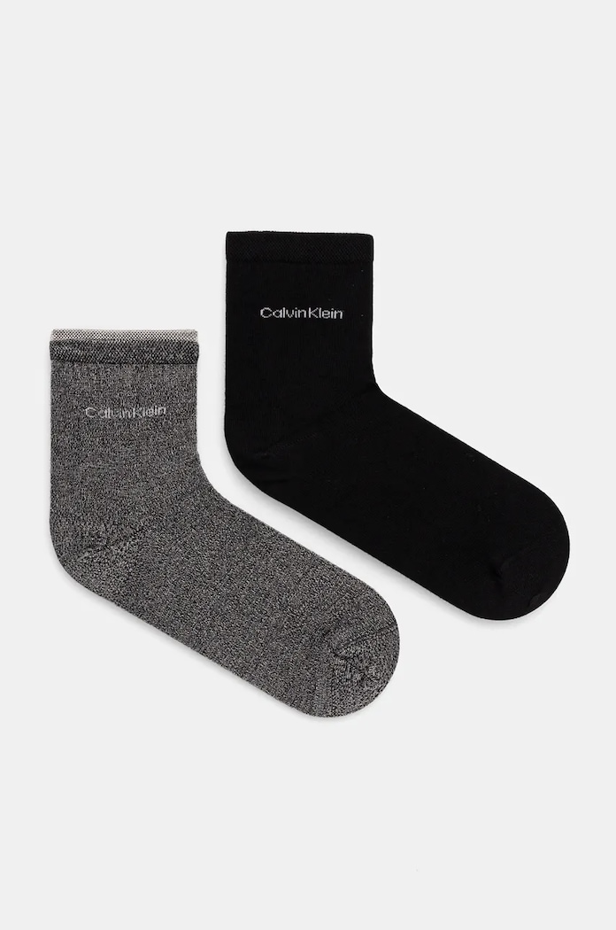 Ponožky Calvin Klein 2-pack dlouhé ponožky černá 701229452