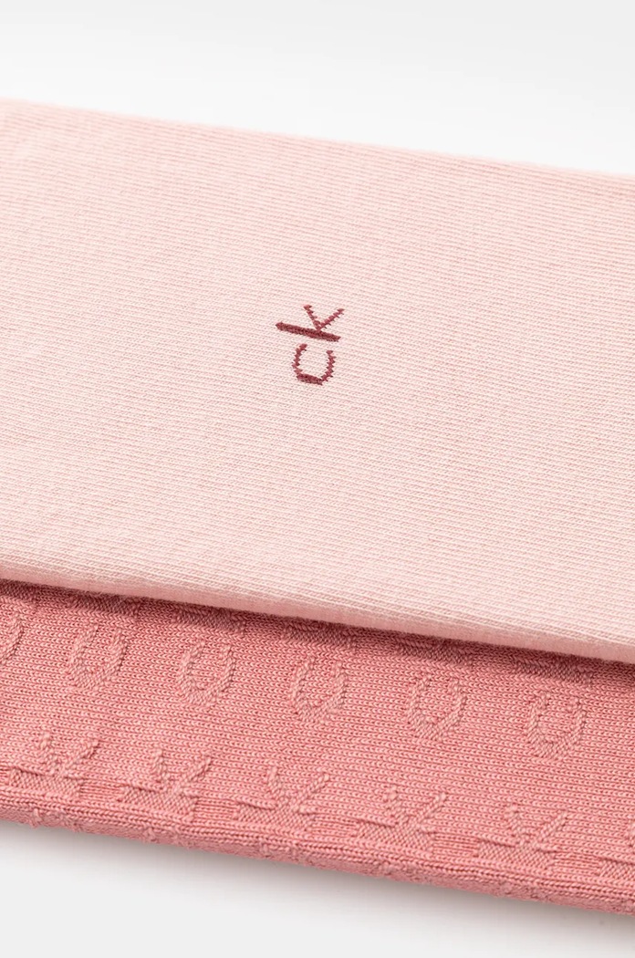 Calvin Klein skarpetki 2-pack 701230656 różowy NC24