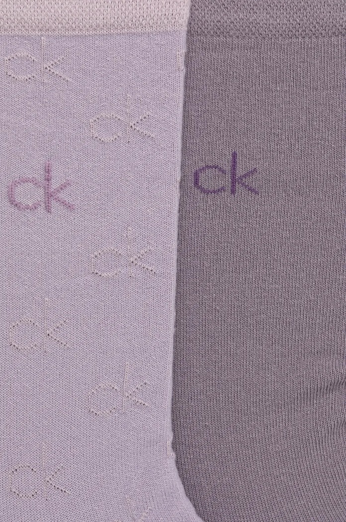 Čarape Calvin Klein 4-pack 701229441 ljubičasta AW24