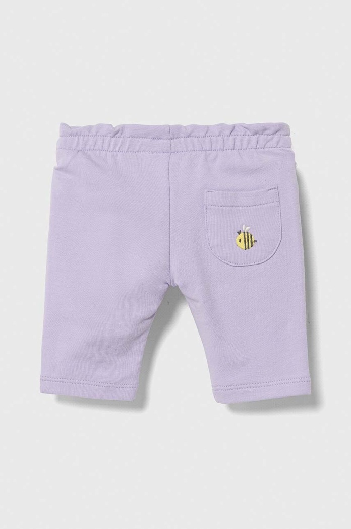 United Colors of Benetton legginsy dziecięce 3MDUAF01O.W.Seasonal fioletowy SS24