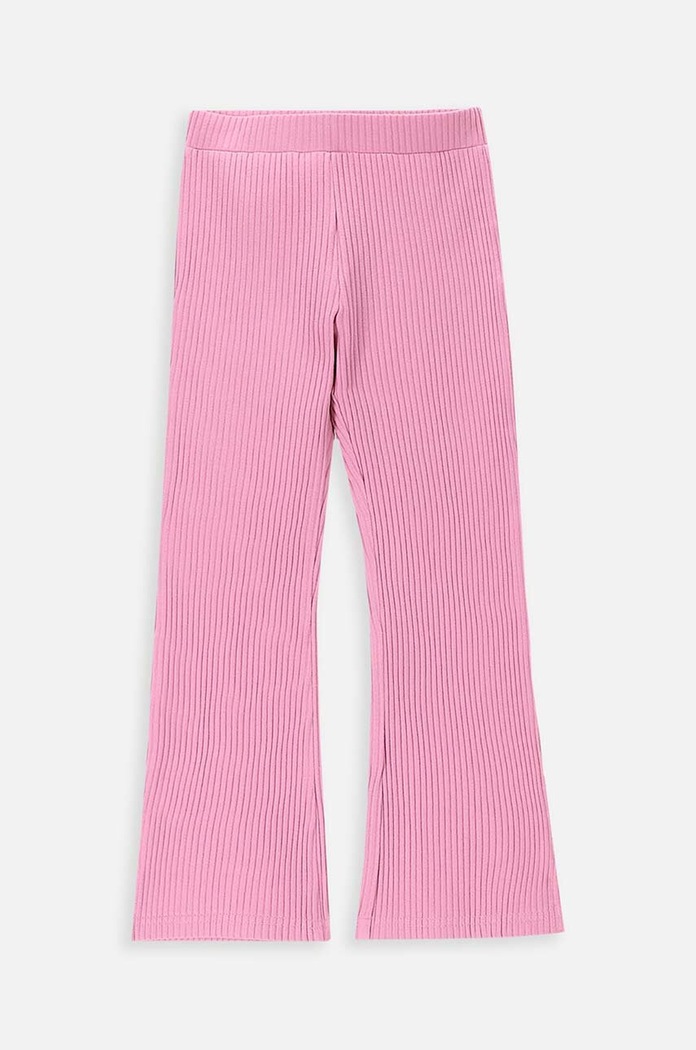 Coccodrillo leggins din bumbac pentru copii WC4122103HGK roz SS24