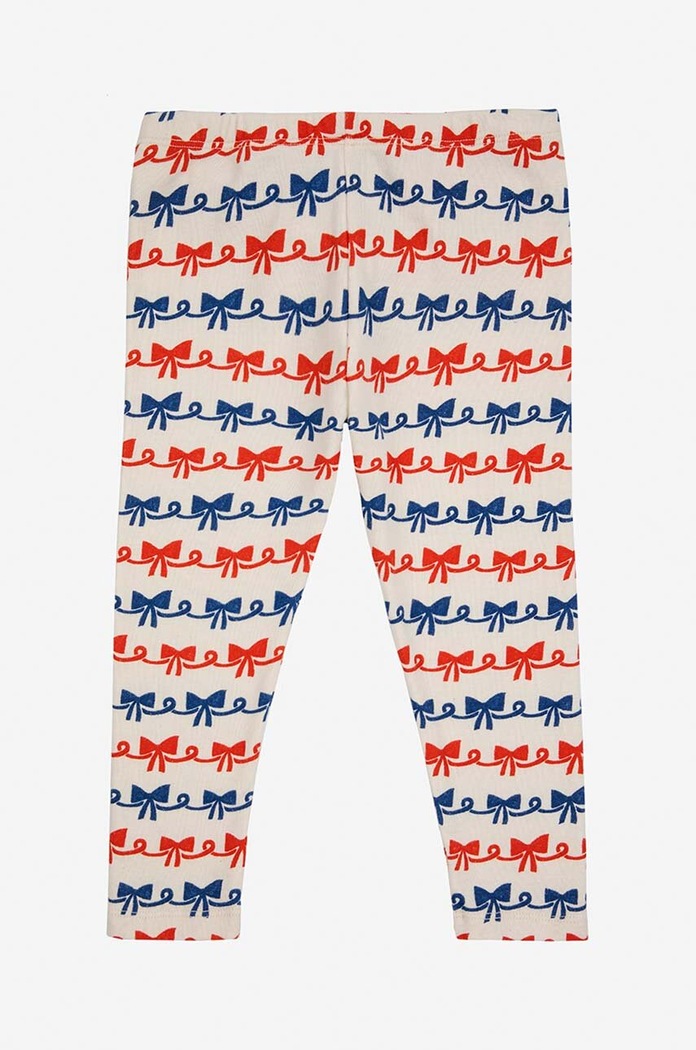 Bobo Choses gyerek legging elasztánnal piros 124AB050