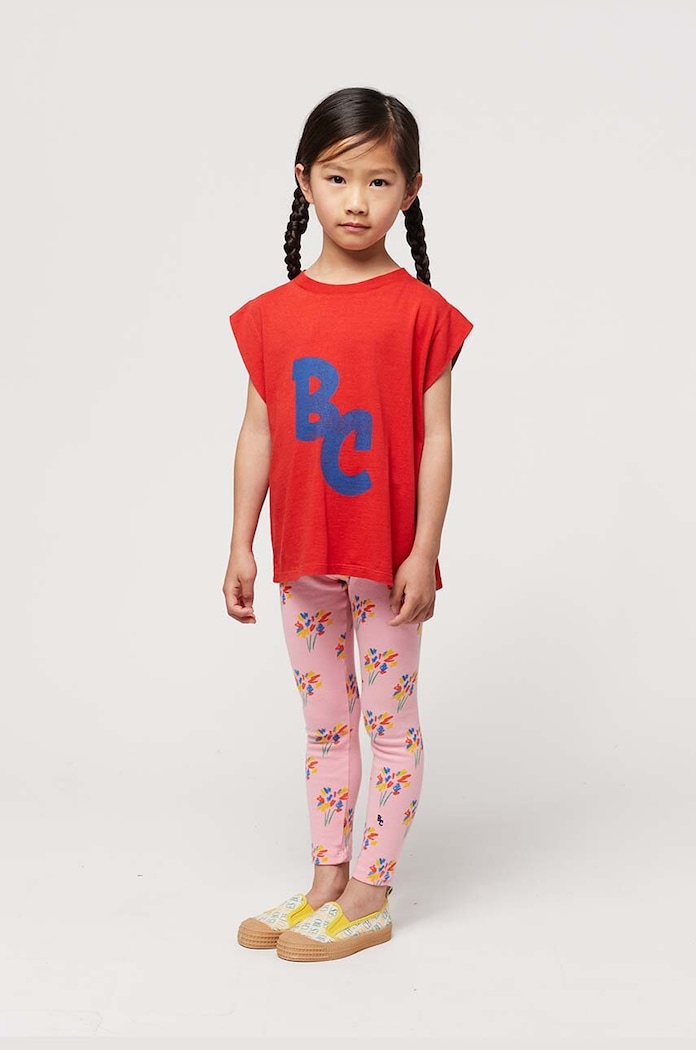 Bobo Choses leggins copii roz 124AC098