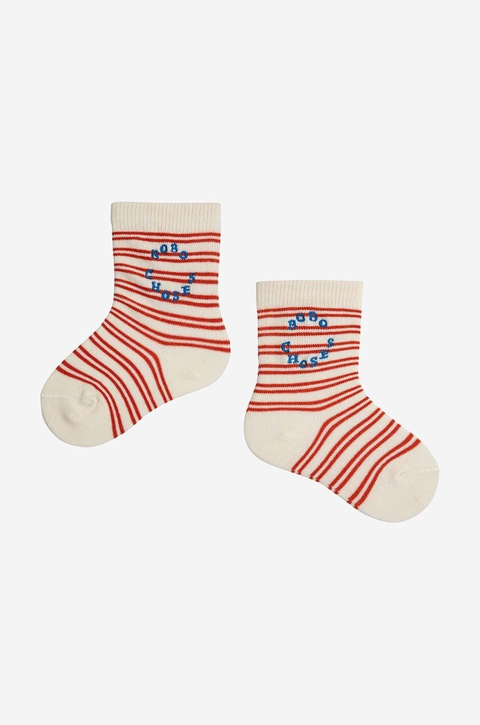 Bobo Choses sosete copii 2-pack 124AH006 portocaliu SS24