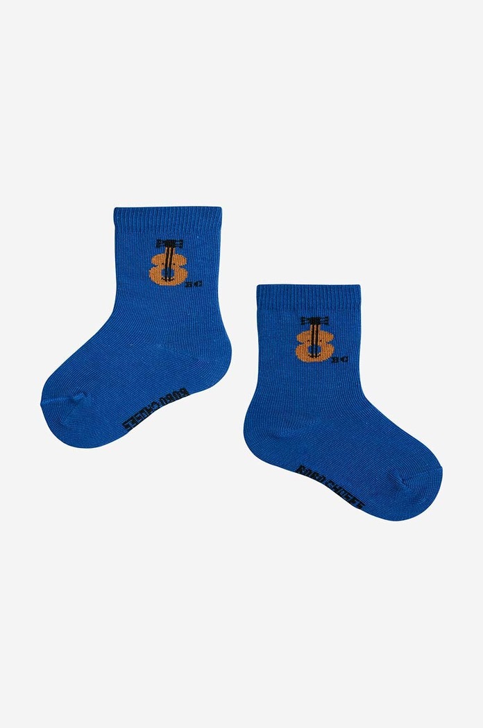 Dětské ponožky Bobo Choses 2-pack 124AH005 námořnická modř SS24