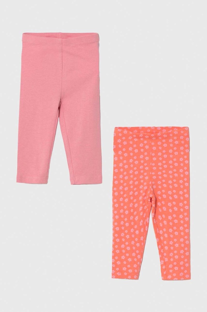zippy leggins bebe 2-pack tricotaj portocaliu 3106013203