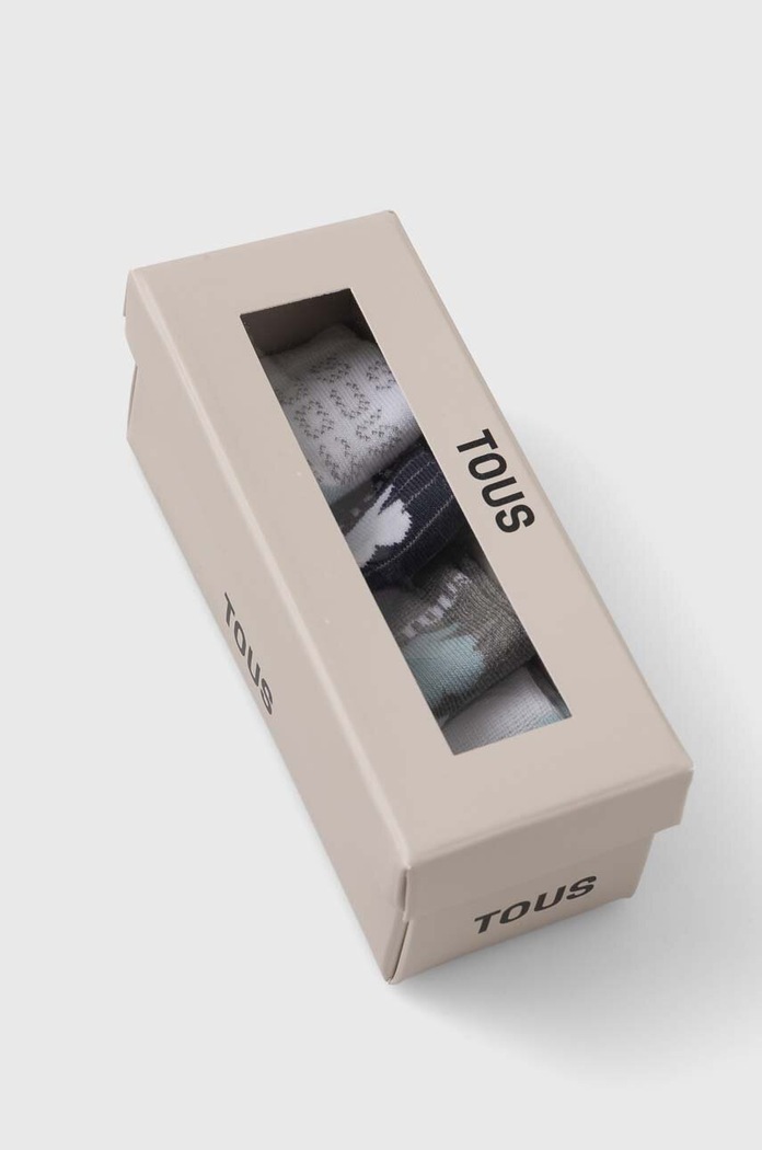 DÍVKA Kojenecké ponožky Tous 4-pack SSocks.1204 modrá