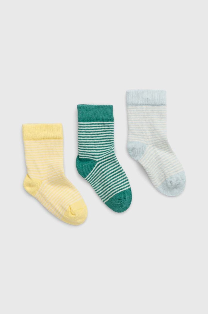 Παιδικές κάλτσες United Colors of Benetton 3-pack ψηλές κάλτσες πολύχρωμο 6AO3F21AU.K.W.Seasonal