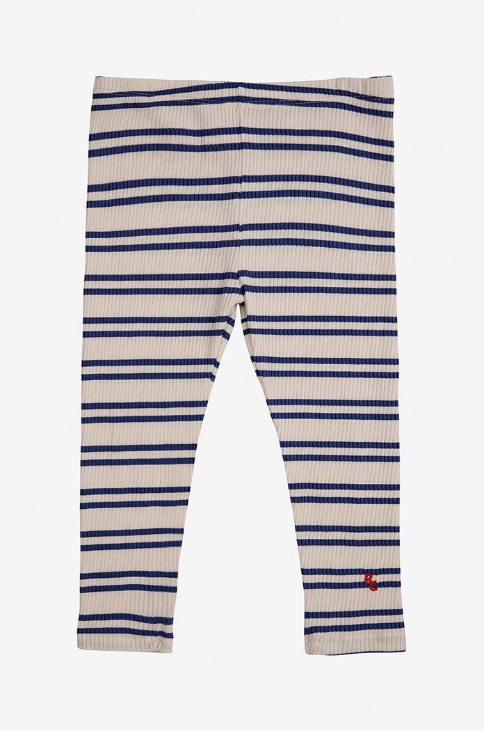 Bobo Choses leggins copii tricotaj bej 124AB045