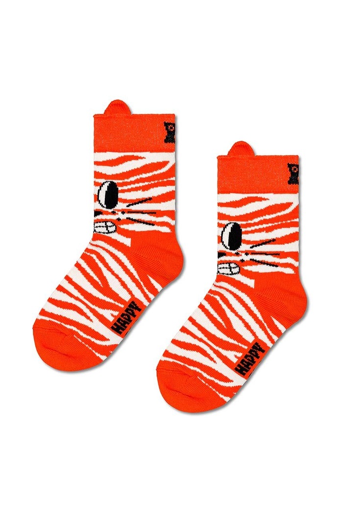 BIMBA Happy Socks calzini bambino/a Kids Cat & Dog Socks pacco da 2 P000809 bianco