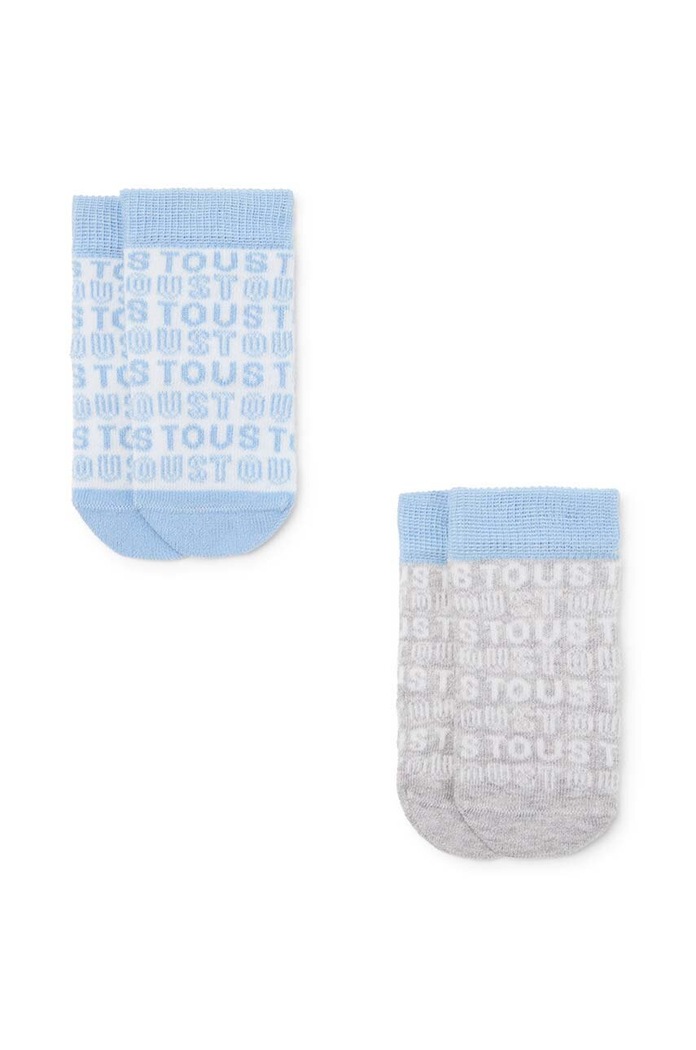 Tous skarpetki niemowlęce 2-pack SSocks.2002 niebieski SS24