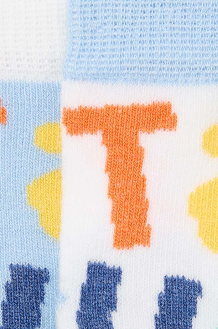 Chłopiec Tous skarpetki niemowlęce 2-pack SSocks.2003 niebieski
