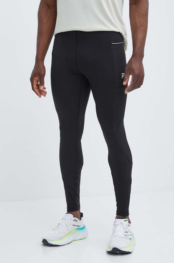 Fila legging futáshoz Rocroi elasztánnal fekete FAM0621