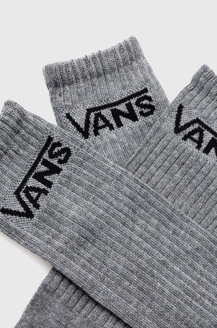 Vans sosete 3-pack VN000F0XHTG1 gri SS24