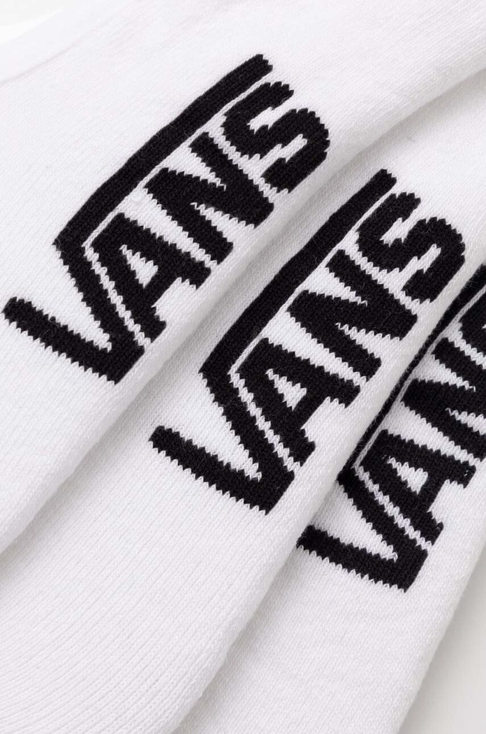 Κάλτσες Vans 3-pack VN000F10WHT1 λευκό SS24