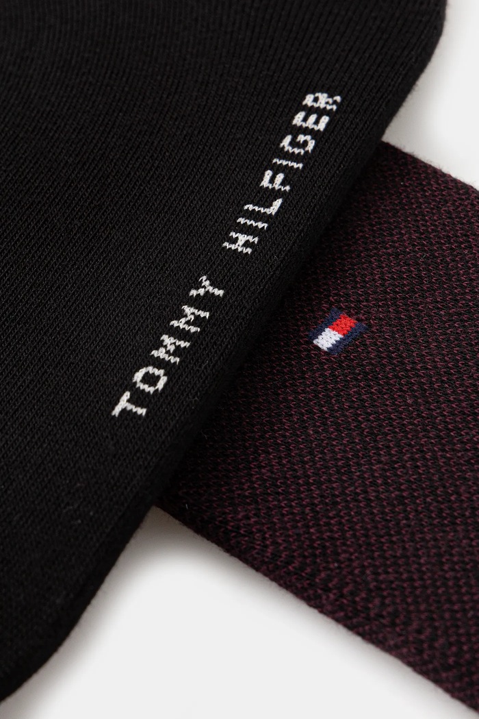 Tommy Hilfiger skarpetki 2-pack 701226104 bordowy SS26