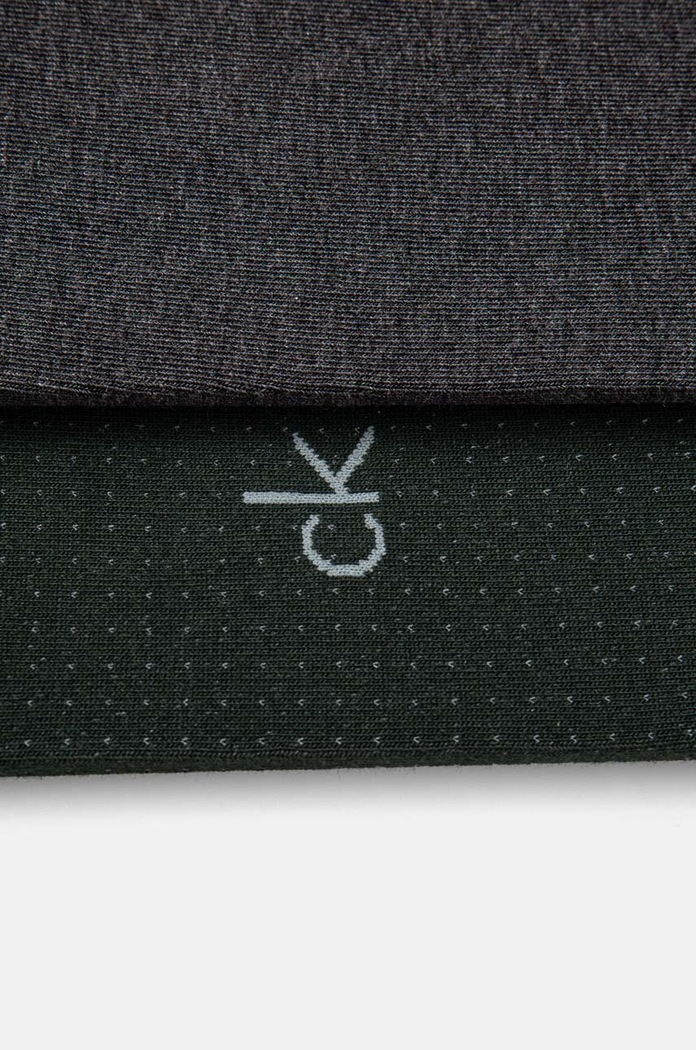 Ponožky Calvin Klein 2-pack 701229432 zelená AW24