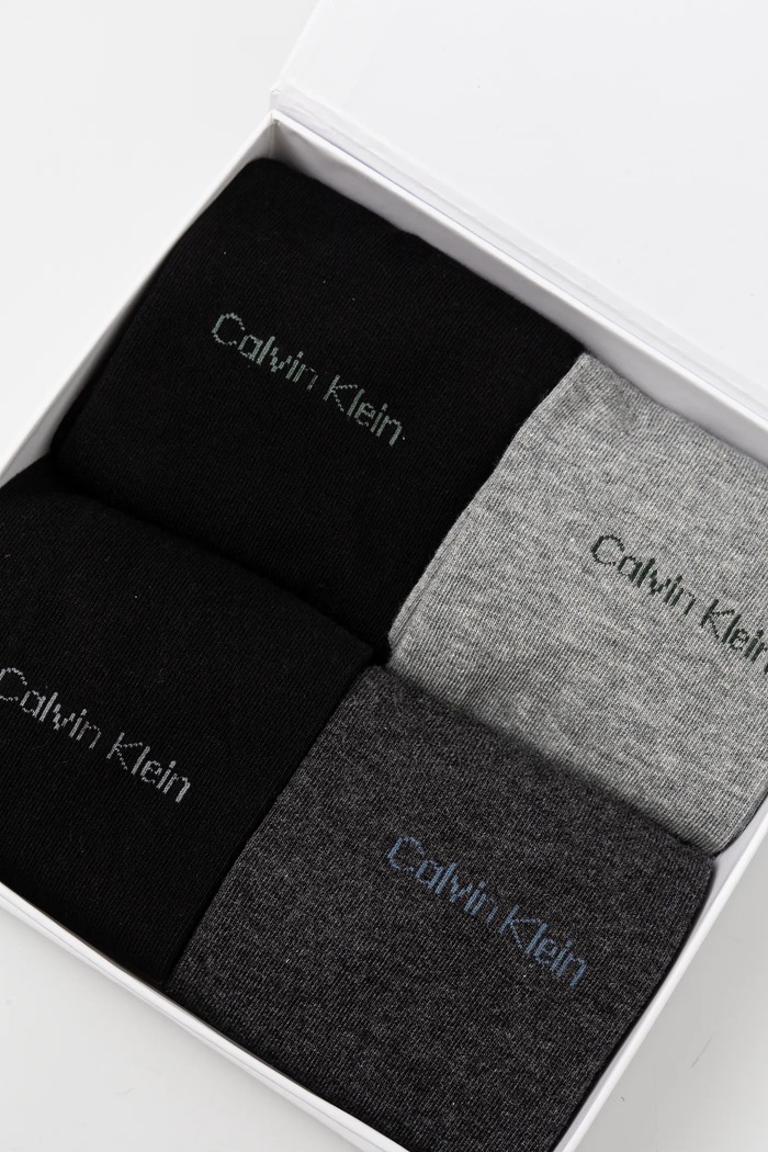 Oblečenie Ponožky Calvin Klein 4-pak 701229429 sivá