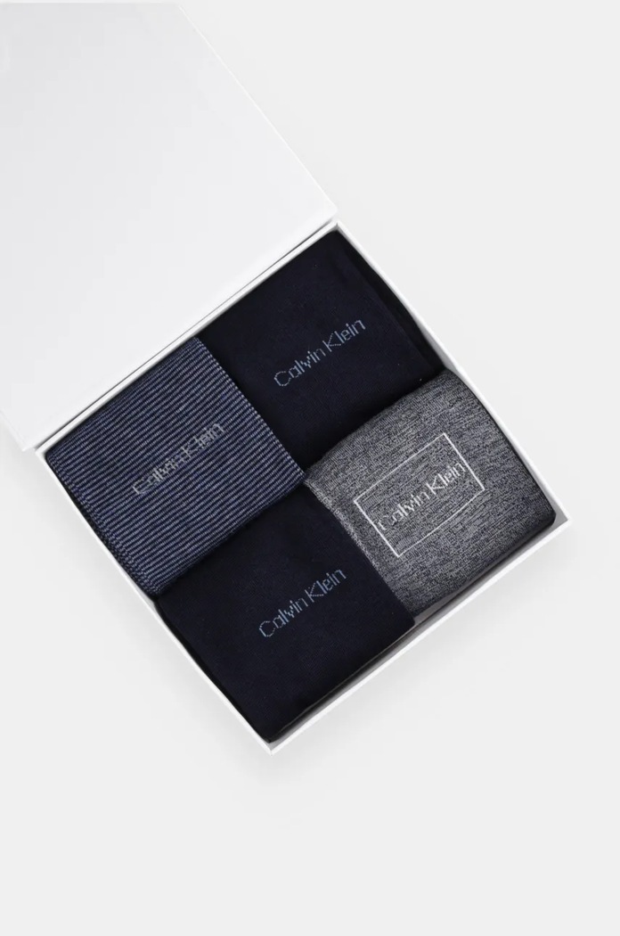 Oblečenie Ponožky Calvin Klein 4-pak 701229430 modrá