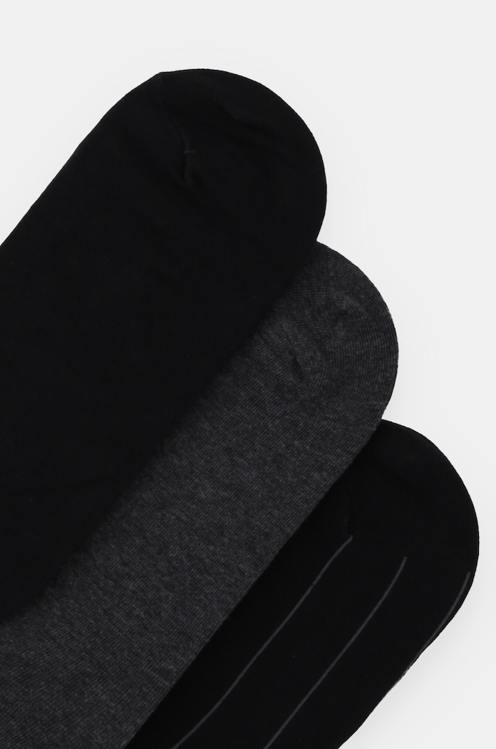 Ponožky Calvin Klein 3-pak 701230087 čierna AW24