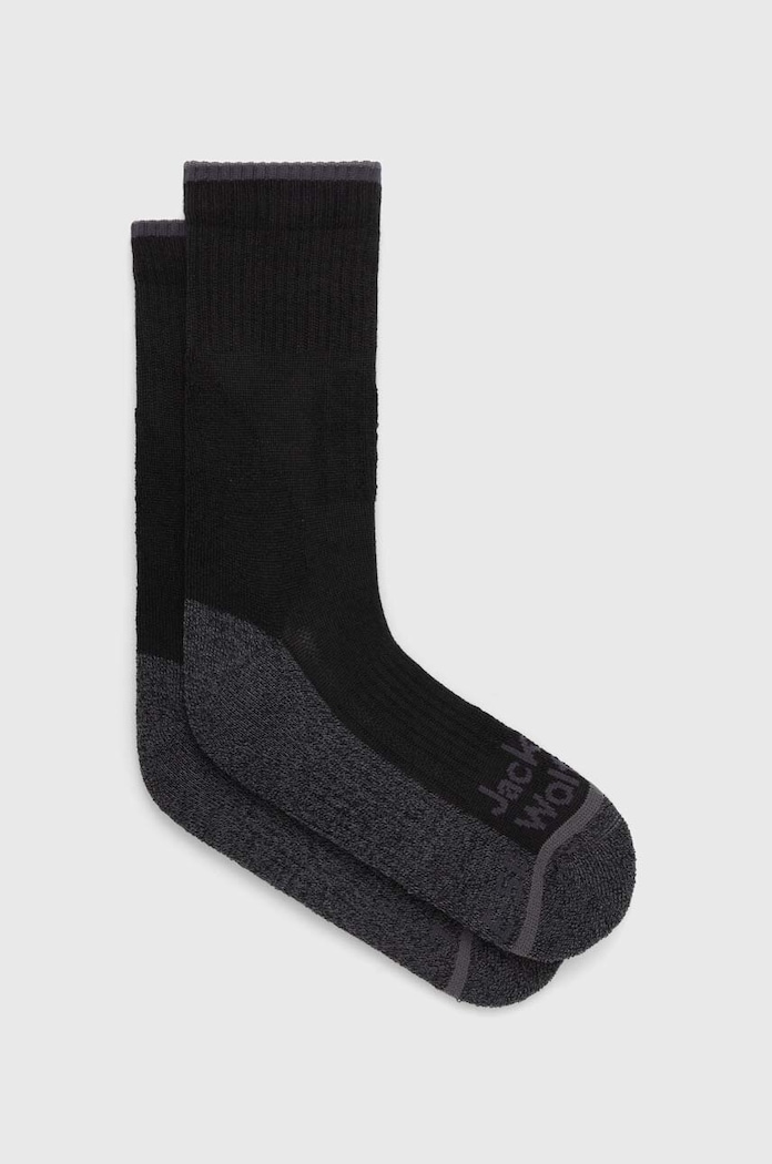 Κάλτσες Jack Wolfskin Trek Func μαύρο 1911421