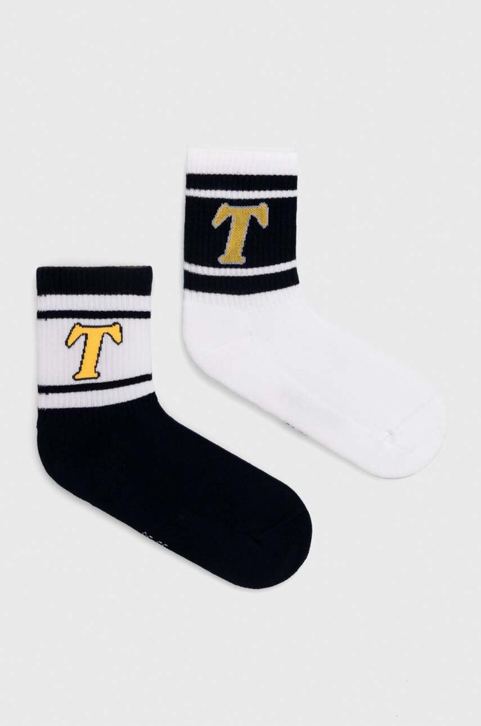 Tommy Jeans skarpetki 2-pack skarpetki długie granatowy 701228093