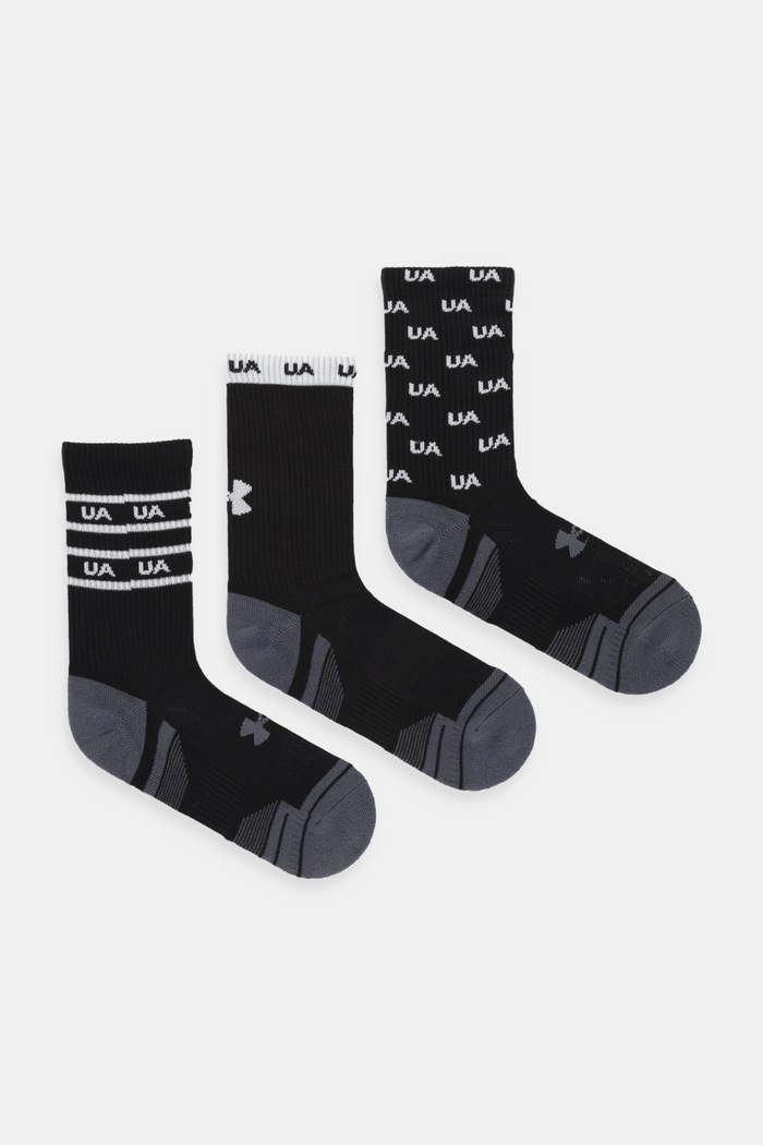 Under Armour Șosete Performance Tech 3-pack negru 1379515