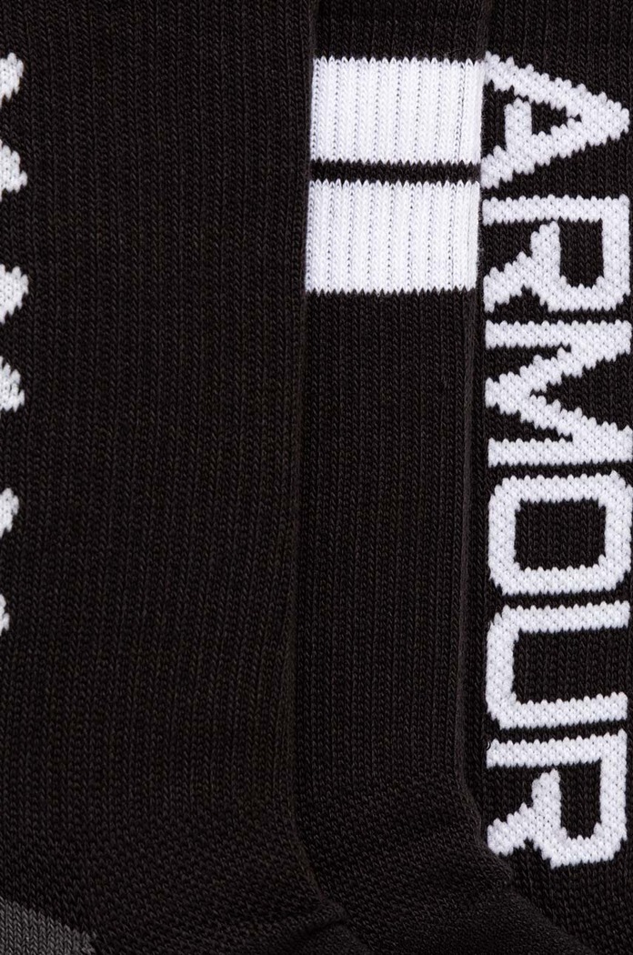 Ponožky Under Armour Performance Tech 3-pack 1379515 černá AW25