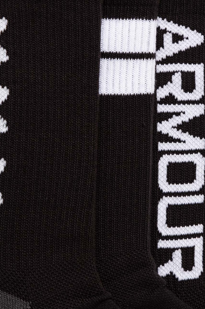 Ponožky Under Armour Performance Tech 3-pack 1379515 černá AW25