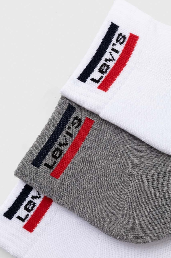 Čarape Levi's 6-pack bijela 37157.0817