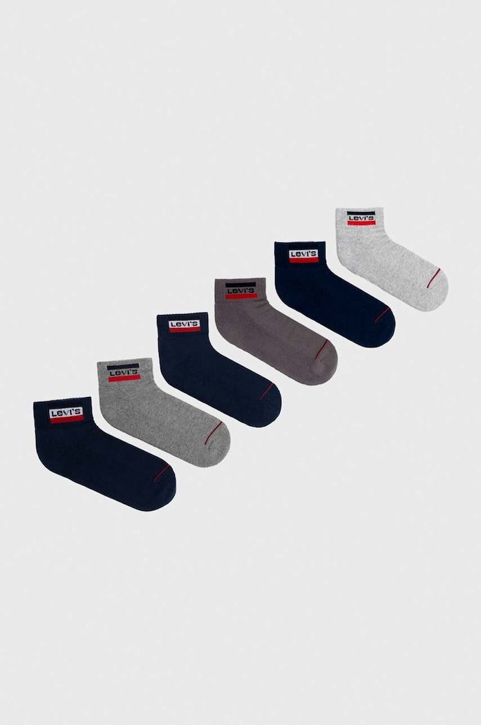Levi's skarpetki 6-pack skarpetki długie szary 37157.0891