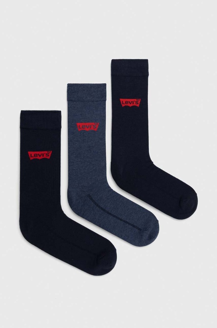 Ponožky Levi's 6-pak 37157.1050 modrá SS24